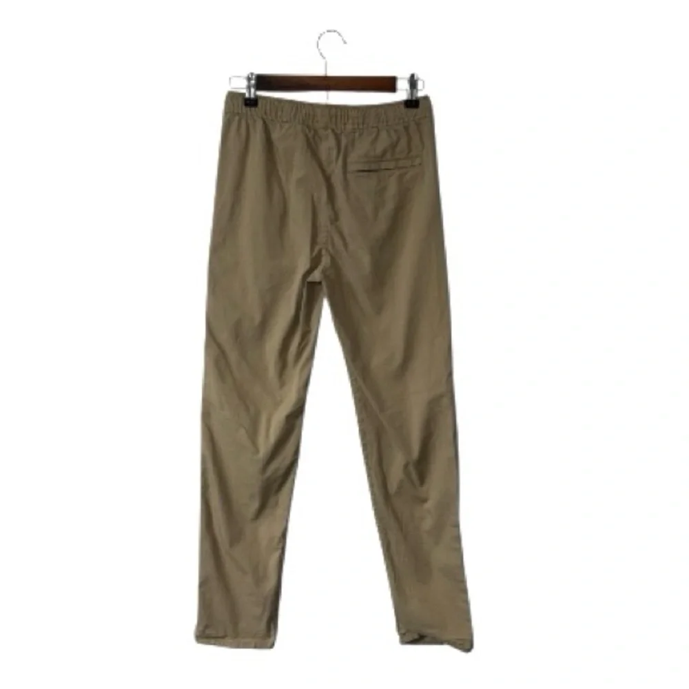 Old Navy Tan Khaki Tech Taper Built-In-Flex Pants Straight Leg Size Boy XL 14/16